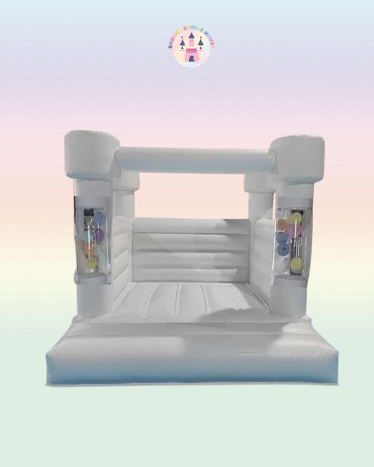 White Castle with Floating Balloons (3x3)