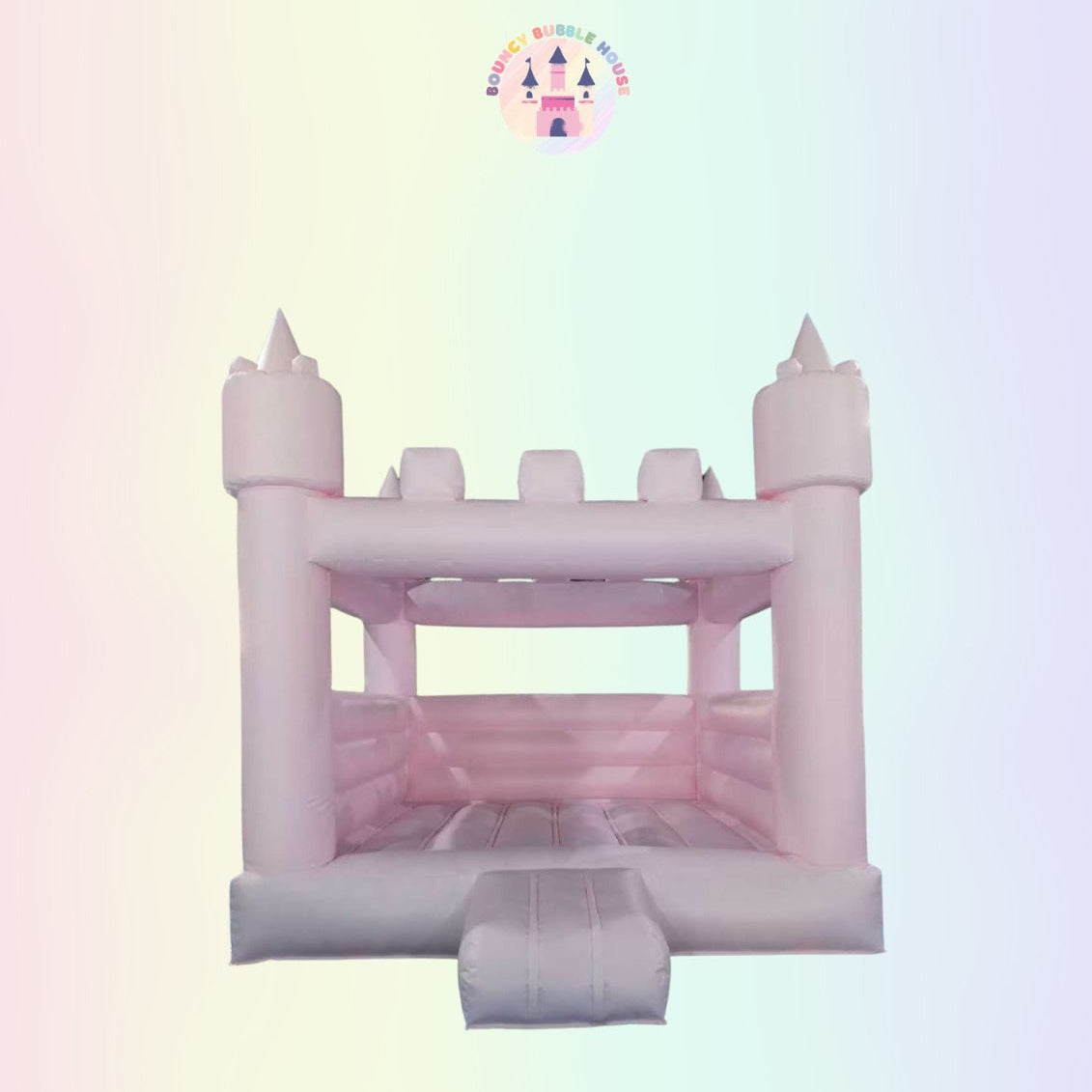 Pastel Pink Jumping Castle (3.5m x 3.5m)